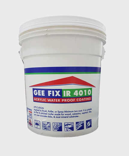 GEE FIX IR 4010 | ACRYLIC WATER PROOF COATING